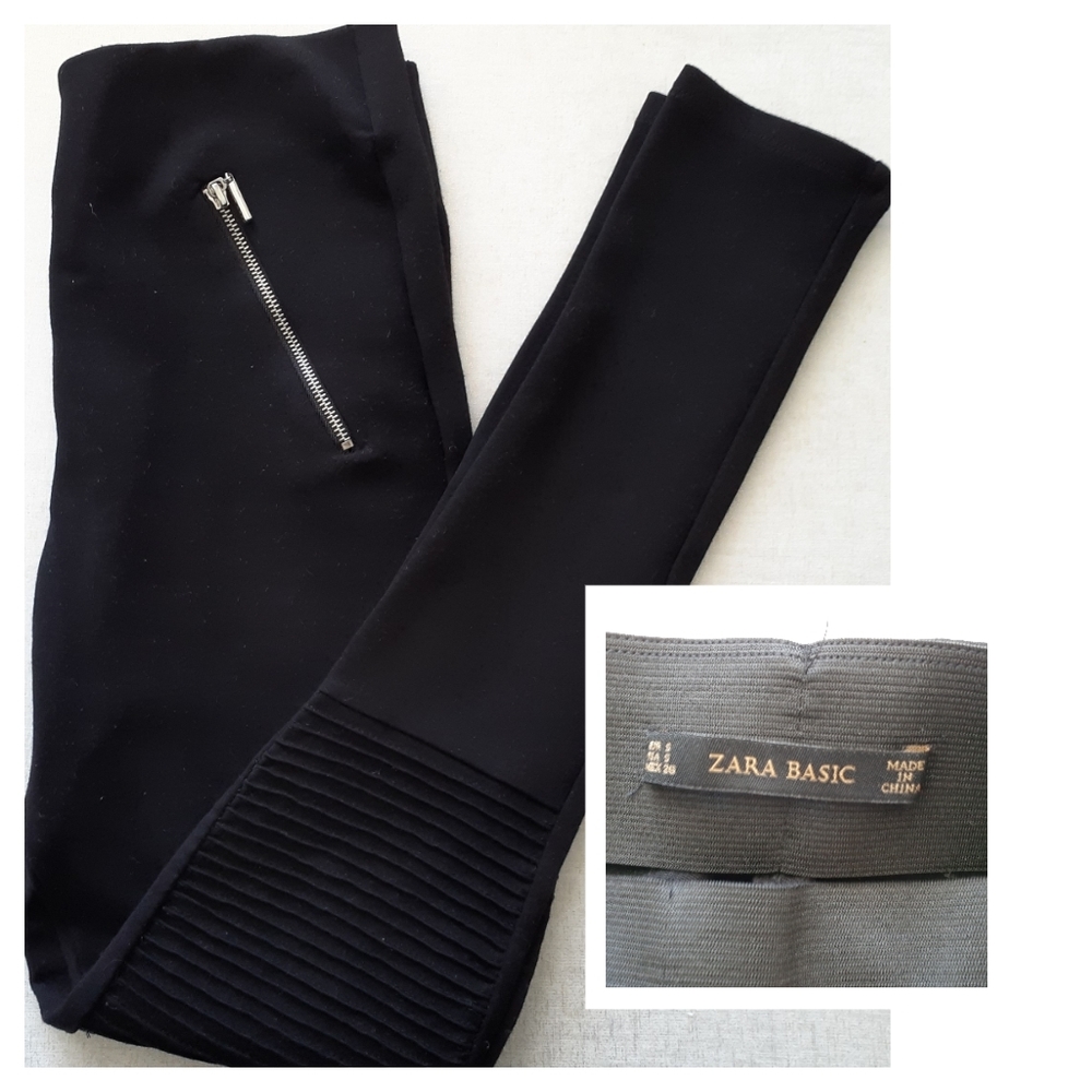 Zara basic black leggings